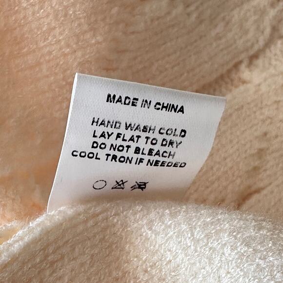 NWOT - CHIC SOUL Wooly Wonder Sweater, Cream - women's - PLUS SIZE 1X - Picture 9 of 12